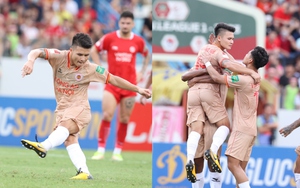 Quang Hải ghi bàn đầu tiên sau 10 tháng 'tịt ngòi', CAHN sáng cửa vô địch V-League 