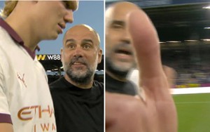 Guardiola đòi ném camera của phóng viên vì bị quay cảnh mắng Haaland