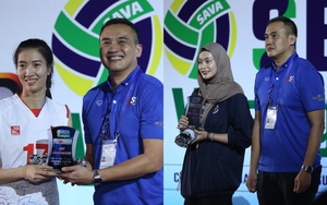 Đoàn Thị Xuân ngơ ngác trong màn trao giải 'độc lạ' ở SEA V.League, CĐV ví von với sự cố tại Hoa hậu hoàn vũ