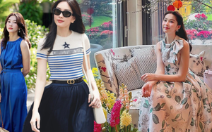 Tủ đồ hiệu của Hoa hậu "thần tiên tỷ tỷ": Áo thun dạo phố giá 36 triệu đồng