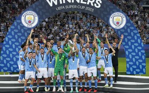 Thắng kịch tính Sevilla trên loạt 'đấu súng', Man City lần đầu giành Siêu cúp châu Âu