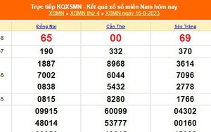 XSMN 16/8 - Kết quả Xổ số miền Nam hôm nay 16/8/2023 - SXMN - Xổ số ngày 16 tháng 8