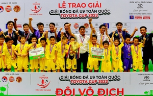 CLB Hà Nội vô địch giải bóng đá U9 toàn quốc Toyota Cup 2023