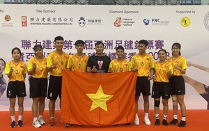 Ngay ngày thi đấu thứ 2, ĐT đá cầu Việt Nam đã giành vinh quang ở giải vô địch châu Á