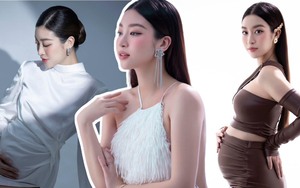 Hoa hậu Đỗ Mỹ Linh bất ngờ khoe ảnh bầu lung linh sau 2 tháng sinh con