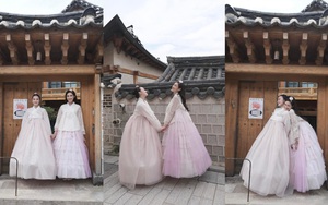 Vừa lên báo Thái, mẫu ảnh 9X Chi Hoàng lại thân thiết Hoa hậu Đỗ Hà ở xứ Hàn