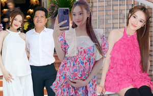 Nhã Phương ưng váy áo che bụng những tháng cuối thai kỳ: Áo yếm, váy suông là "chân ái"