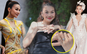 Thanh Hằng khoe nhẫn kim cương ở ngón áp út, ẩn ý kết hôn