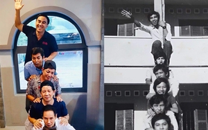 Quyền Linh 'xếp hình' với Lý Hải, ôn lại kỉ niệm tuổi học trò