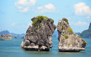 Quảng Ninh: Nhiều giải pháp cấp bách bảo tồn hòn Trống Mái trên Vịnh Hạ Long