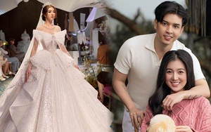 Vợ Hồ Quang Hiếu diện áo cưới lộng lẫy, "tranh thủ" catwalk trước ngày về dinh