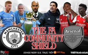 Soi kèo Man City vs Arsenal, nhận định bóng đá Siêu cúp Anh