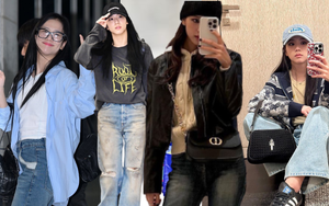 Style đơn giản vẫn sang của Jisoo (BLACKPINK): Diện quần jeans áo thun vẫn đẹp hút mắt
