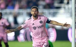 Messi lại 'gánh team' với cú đúp tuyệt phẩm, Inter Miami thắng nghẹt thở loạt 'đấu súng'