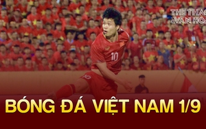 Bóng đá Việt Nam 1/9: Công Phượng và Văn Toàn hội quân muộn