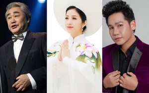 Dàn nghệ sĩ hát trong chương trình 'Vu Lan vọng tri ân'