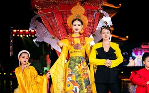 Dàn Hoa, Á hậu hội tụ tại show thời trang 'Tinh hoa cố đô' của NTK Thạch Linh ở Ninh Bình