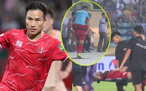 2 tân binh sớm rời sân vì chấn thương trong trận ra mắt ĐT Việt Nam, Tiến Linh sốt sắng cõng ra xe cứu thương