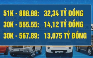 Đấu giá 11 biển số ô tô với tổng số tiền 82 tỷ đồng