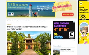 Báo Đức giới thiệu những điểm du lịch đặc sắc của Việt Nam