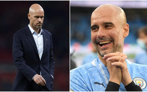 Pep Guardiola bật cười khi được hỏi về khởi đầu mùa giải của MU