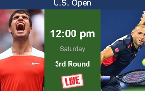 Link xem trực tiếp Alcaraz vs Daniel Evans (23h00 hôm nay), vòng 3 US Open 2023 