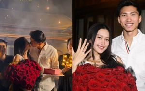 Hậu trường màn cầu hôn lãng mạn của Văn Hậu: Kế hoạch công phu với màn ‘quay xe’ khiến Doãn Hải My bất ngờ