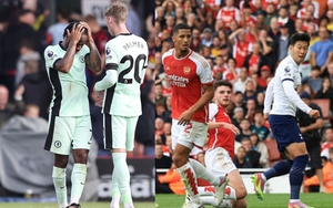Chelsea thua sốc trong ngày Arsenal và Tottenham níu chân nhau ở trận Derby London