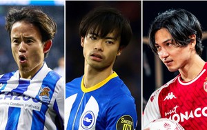 Bóng đá Nhật Bản gây ngỡ ngàng khi các ngôi sao thi nhau lập thành tích đặc biệt ở Châu Âu