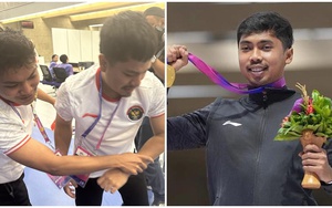 VĐV bắn súng khóc nức nở khi giành cả 2 HCV cho Indonesia tại ASIAD 2023
