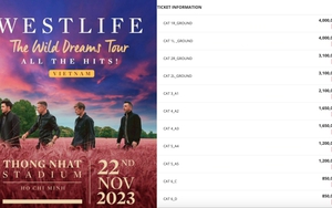 Concert Westlife tại Việt Nam cháy vé, trong khi BamBam (GOT7) mở bán 'chật vật'