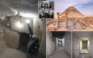Giải mã những căn phòng bí mật của Kim tự tháp Sahure 4.400 năm tuổi