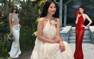 Những lần mỹ nhân Việt diện váy áo dáng cổ yếm: Thanh Hằng đẹp mê đi làm mentor