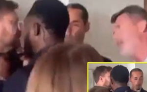 Fan Arsenal lao vào tấn công Roy Keane, rồi tự làm mình bị... gãy mũi