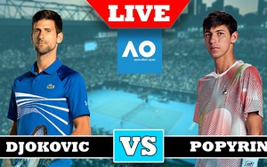 Link xem trực tiếp Djokovic vs Popyrin 16h30 hôm nay, vòng 2 Australian Open 2024