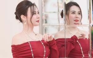 "Hoa hậu 2 nhiệm kỳ" Phan Kim Oanh tất bật những ngày trước Tết