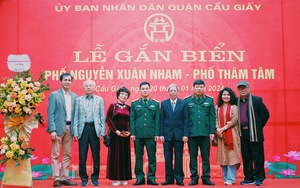 Hà Nội: Tổ chức Lễ gắn biển tên phố Thâm Tâm