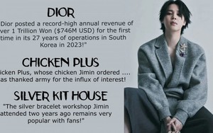 Dior phá kỷ lục ở Hàn Quốc nhờ Jimin BTS