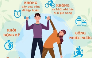 Lưu ý khi tập thể dục những ngày trời lạnh