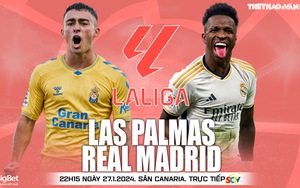 Nhận định bóng đá Las Palmas vs Real Madrid, La Liga vòng 22 (22h15 hôm nay 27/1)