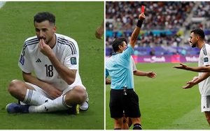 Tiền đạo Iraq ghi bàn vào lưới Việt Nam hóa 'tội đồ' với tấm thẻ đỏ gây tranh cãi nhất Asian Cup 2023