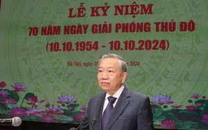 Diễn văn của Tổng Bí thư, Chủ tịch nước Tô Lâm tại Lễ kỷ niệm 70 năm Ngày Giải phóng Thủ đô