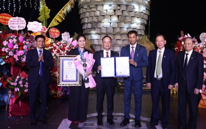 Tháp Thần nông, Bắc Ninh được công nhận Kỷ lục thế giới