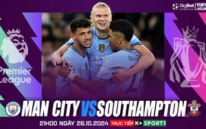Nhận định, soi tỷ lệ Man City vs Southampton 21h
hôm nay 26/10, vòng 9 Ngoại hạng Anh