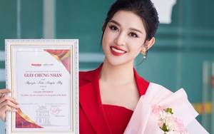 Á hậu Huyền My giành giải thưởng cuộc thi viết về Hà Nội