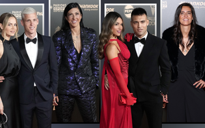 Những bóng hồng khoe sắc ở thảm đỏ Quả bóng Vàng 2024