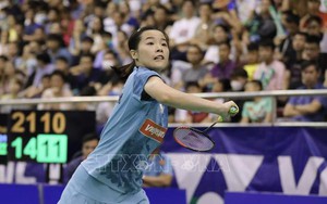 Hot girl cầu lông Việt Nam thắng thuyết phục đối thủ châu Âu trên đất Đức, được dự đoán có khả năng vô địch