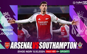 Nhận định, soi tỷ lệ Arsenal vs Southampton 21h hôm nay ngày 5/10, Ngoại hạng Anh vòng 7