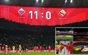 Tổ chức đá giao hữu hoành tráng như World Cup với đội yếu nhất Đông Nam Á, Nga lập 2 kỷ lục đặc biệt