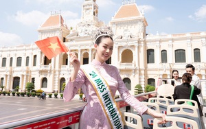 Fan đón chào Hoa hậu Thanh Thủy về nước hậu đăng quang Miss International 2024